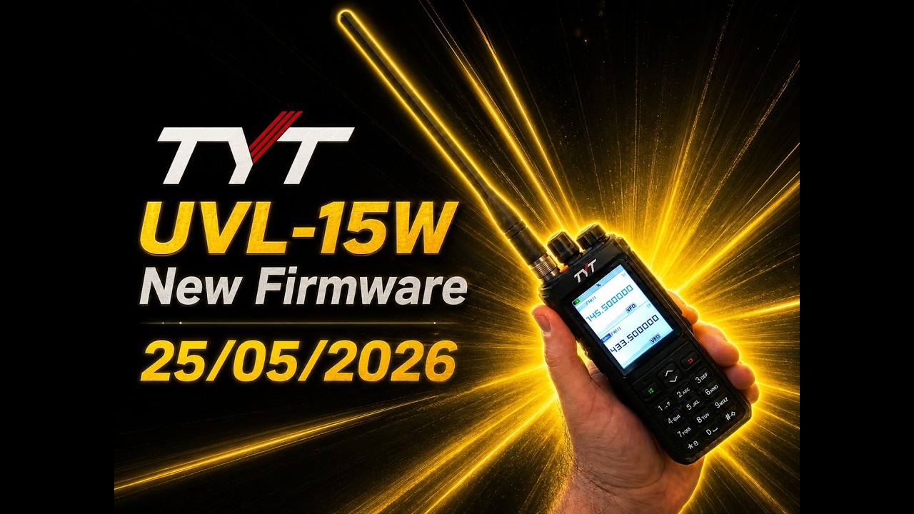 TYT UVL-15W Quick look at latest Firmware 3.05.26