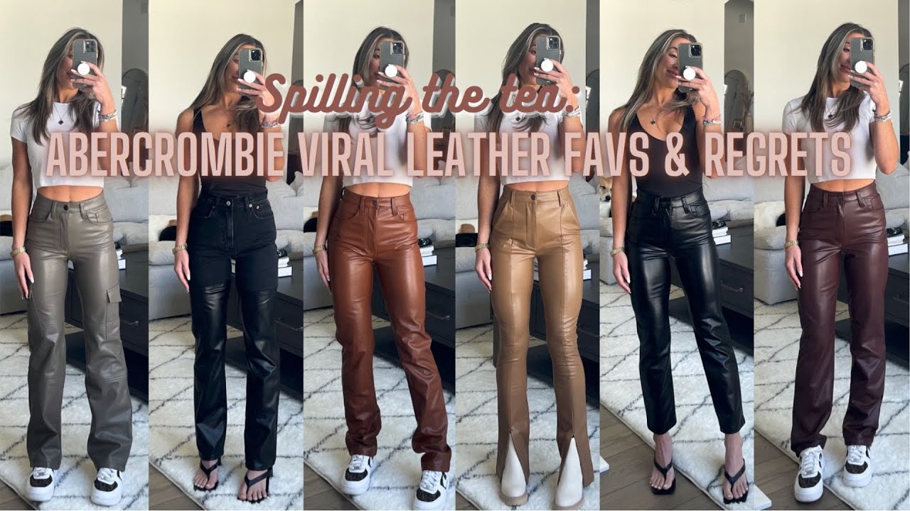 ABERCROMBIE VIRAL LEATHER FAVS AND REGRETS