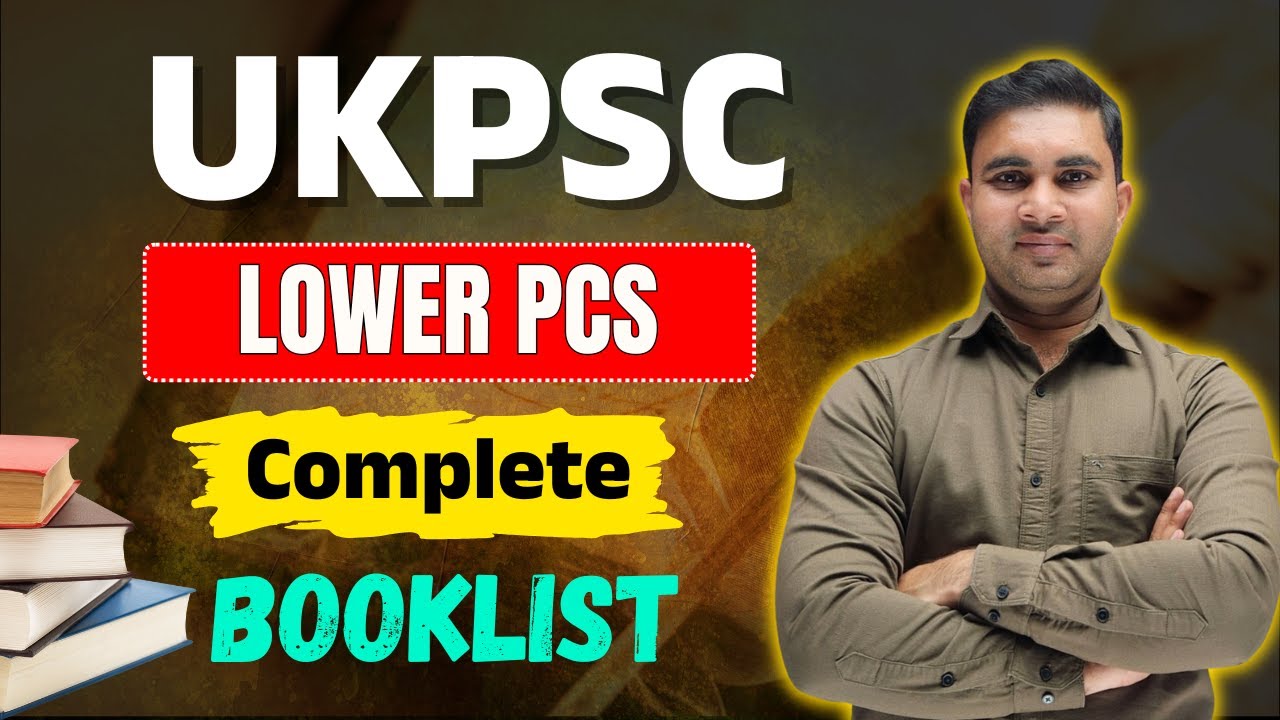 UKPSC LOWER PCS Complete BookList By Kapil Sir | Uttarakhand Lower PCS 2025