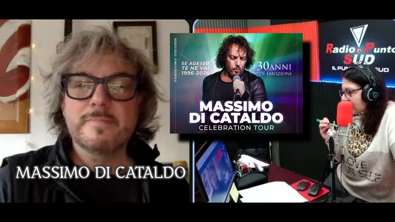 MASSIMO DI CATALDO, con i suoi progetti, il suo ultimo singolo, il Celebration Tour e tante emozioni