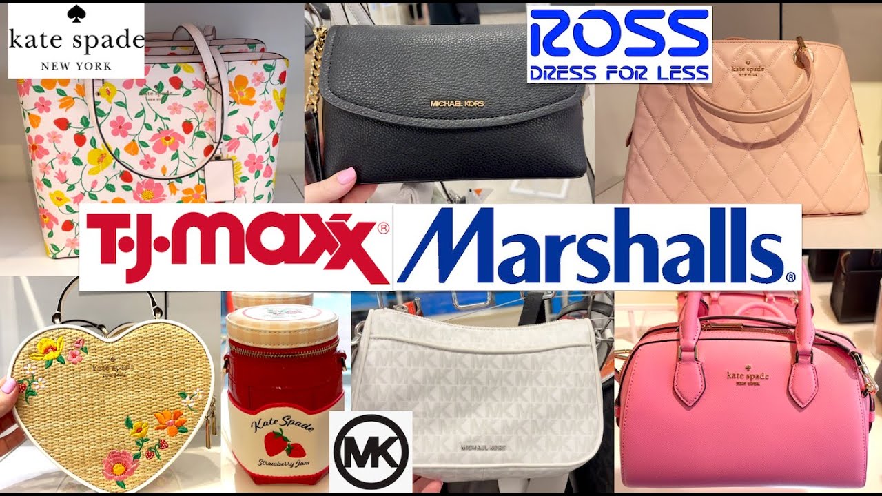 HUGE PURSE SHOPPING AT TJ MAXX & MARSHALLS SHOP WITH ME 2024 | DESIGNER HANDBAGS SHOPPING, NEW FINDS