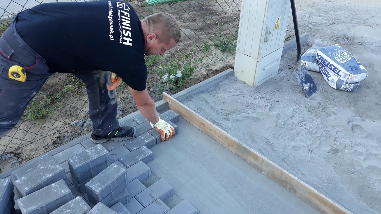 Układanie kostki brukowej  Finish Gdańsk