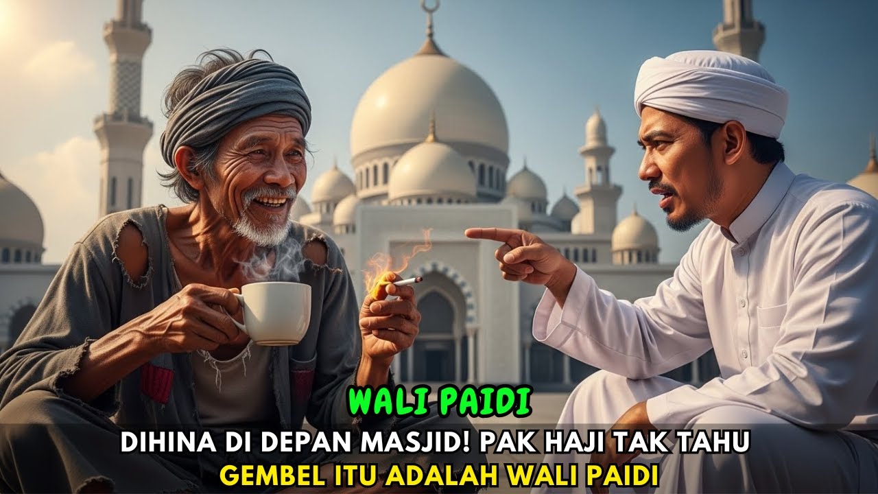 GEGER ‼️ Dihina di Depan Masjid! Pak Haji Tak Tahu Gembel Itu Adalah Wali Paidi