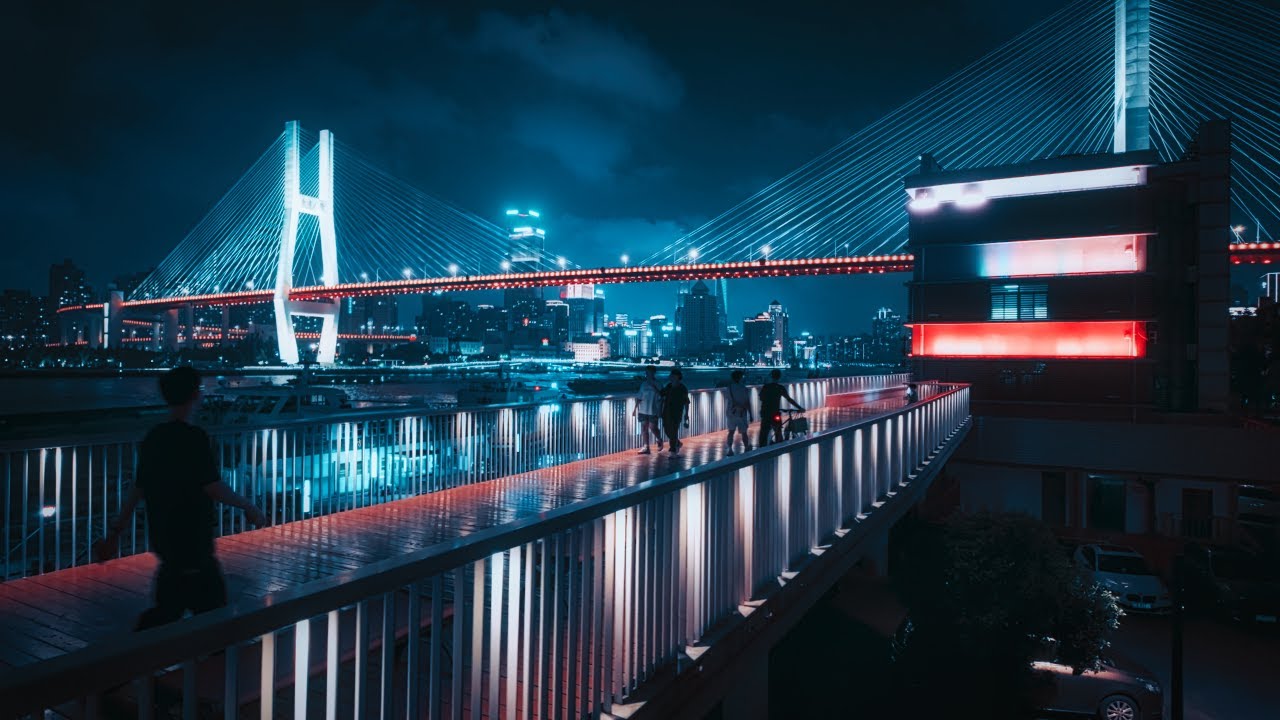 Night Walk in Huangpu River and Ferry Ride | Shanghai China Travel 4K HDR