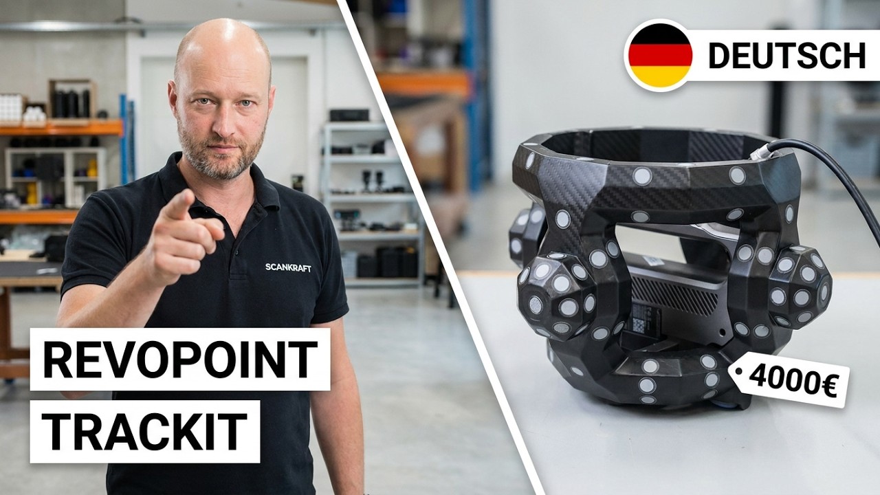 Revopoint Trackit 😢 3D Scanner mit Tracker - Erste Erfahrung nach Kickstarter