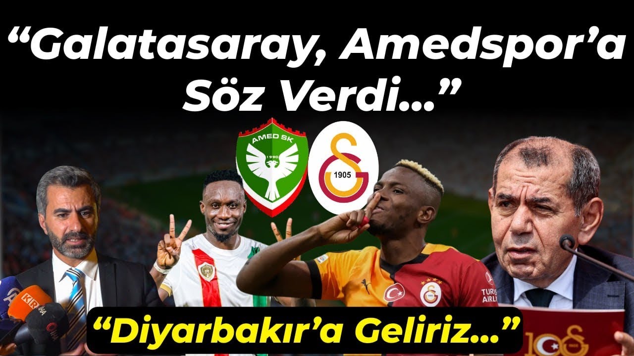 Galatasaray, AMEDSPOR&rsquo;A S&ouml;z Verdi! &ldquo;Diyarbakır&rsquo;a Geliyor&rdquo;
