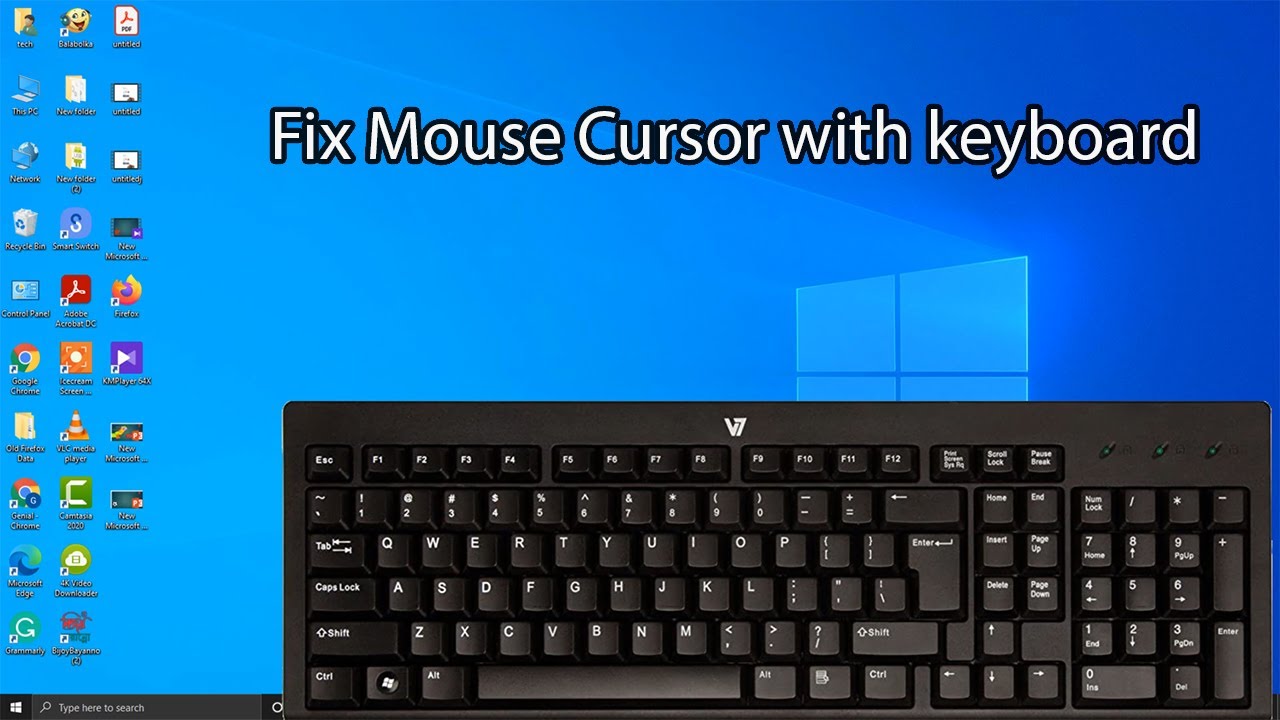 Как исправить отсутствие курсора в Windows 10