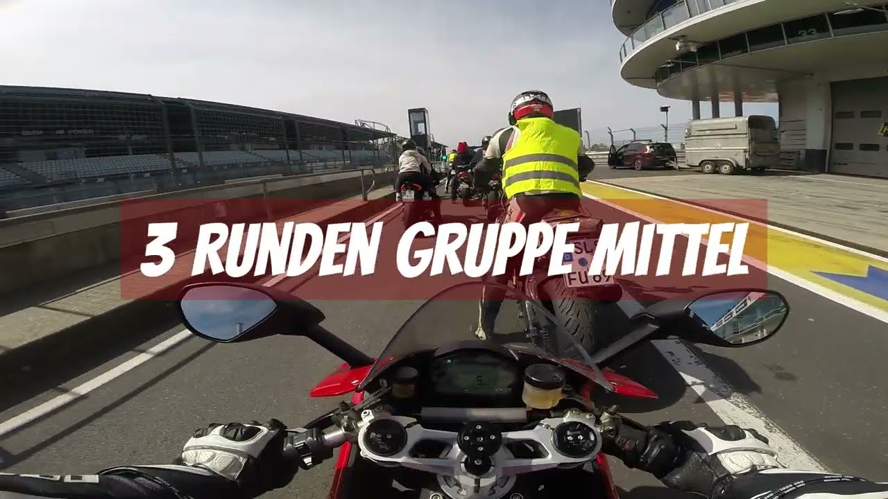 Nürburgring GP Strecke - Ducati Panigale GoPro - 1. Lauf