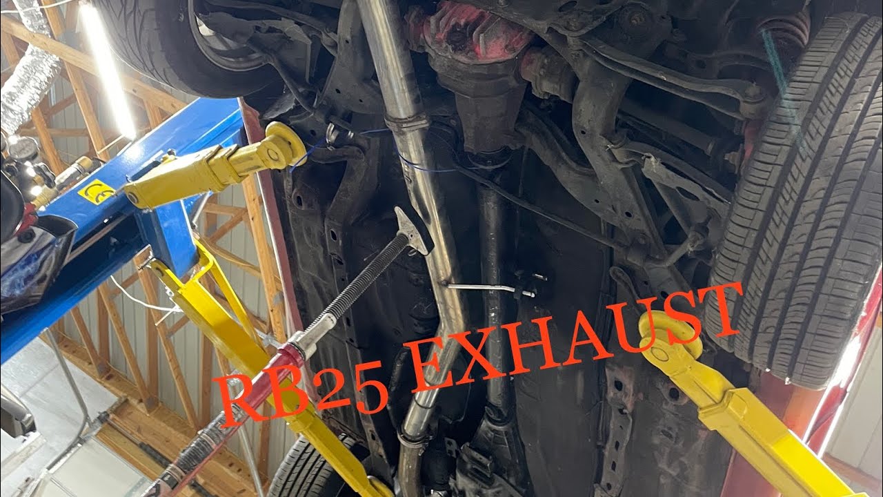 RB25 S13 Exhaust build
