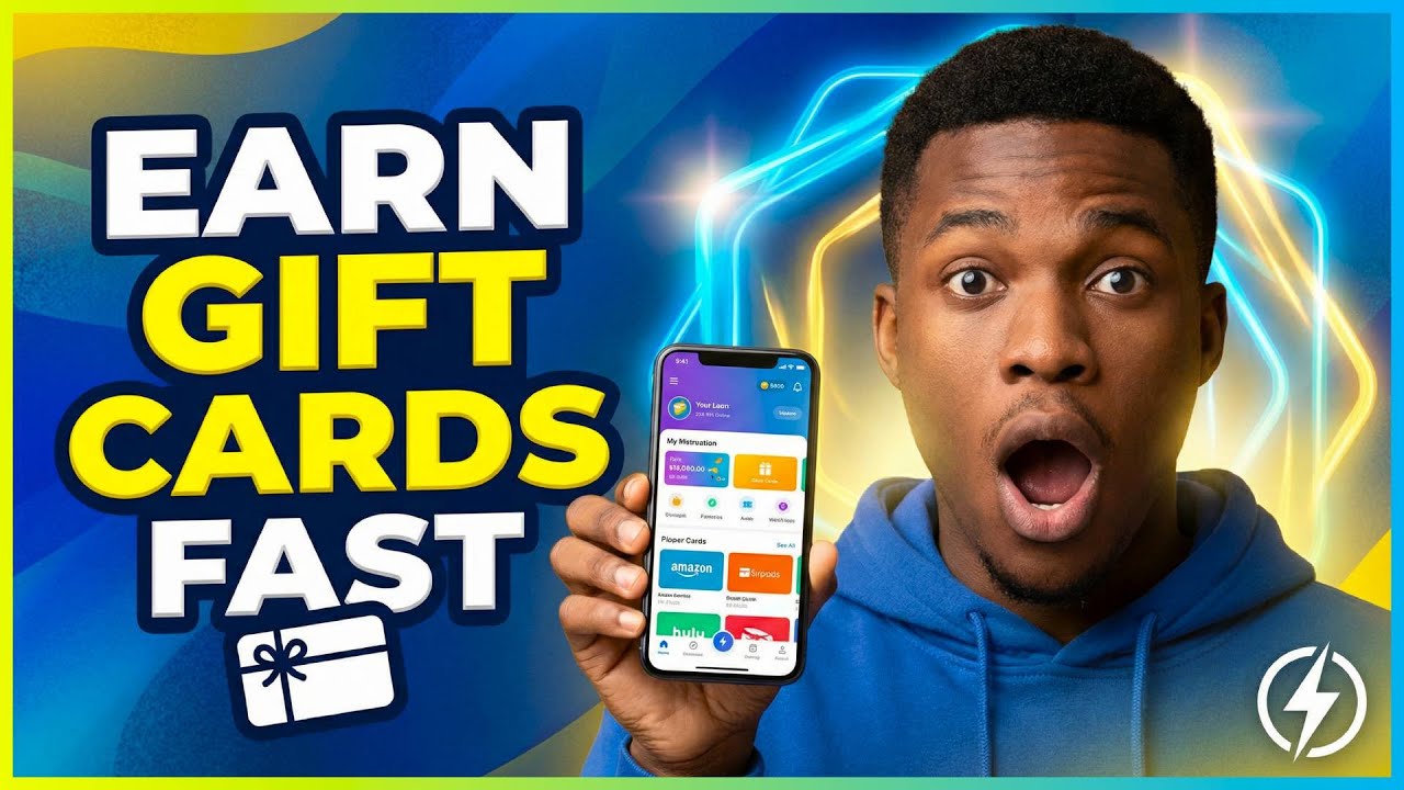 The EASIEST Way to Earn Gift Cards FAST! (Website to Make Money Online)