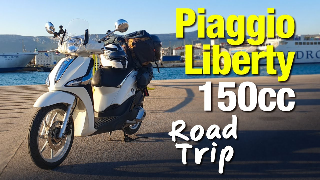 Piaggio Liberty 150cc для путешествий: скорость, топливо, упаковка и многое другое