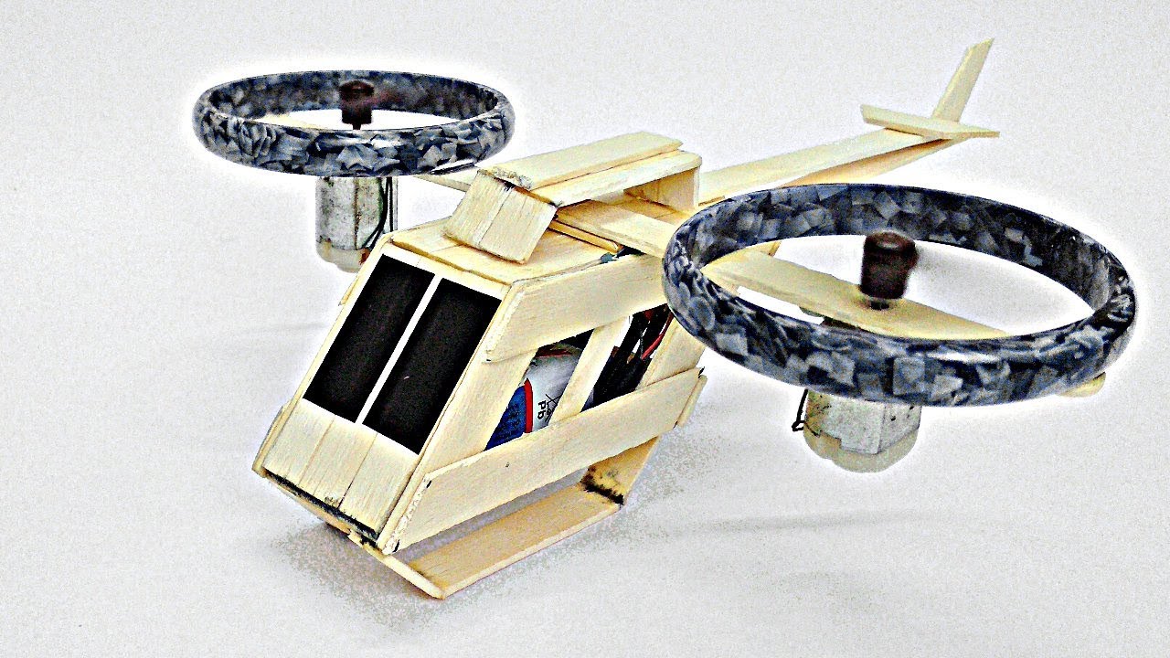 How To Make - Futuristic Helicopter DIY
