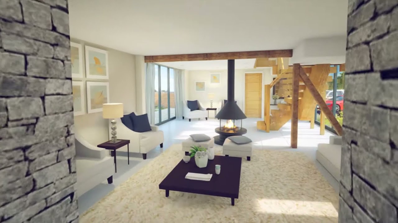 The Visual Side 3D Animation : Barns Interior Development