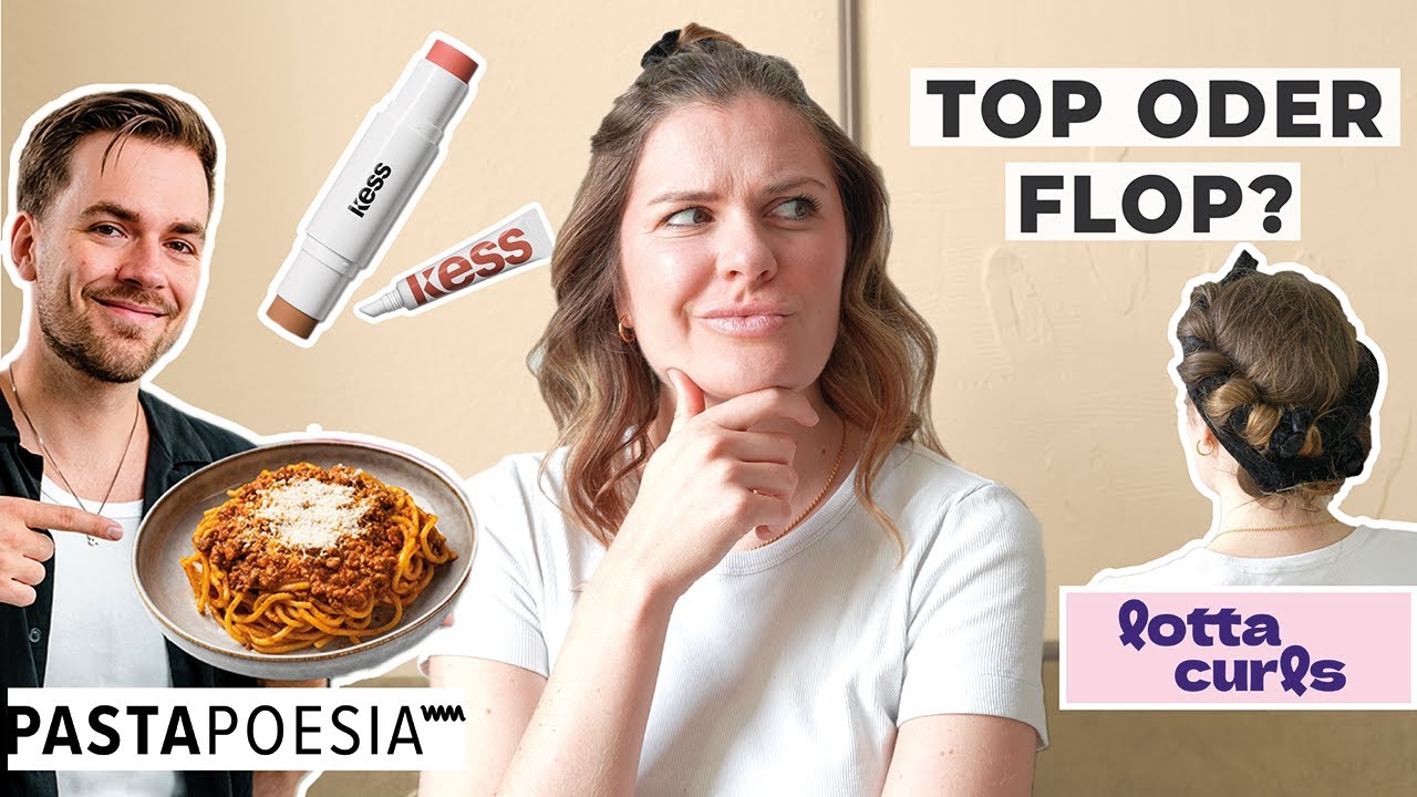 Ich teste Produkte aus der Instagram Werbung | Kess, Lotta Curls & Pasta Poesia 💄🍝
