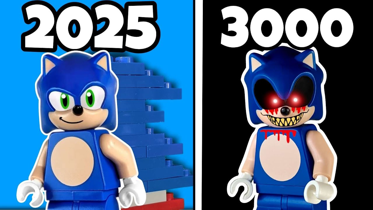 I built CURSED SONIC in LEGO...