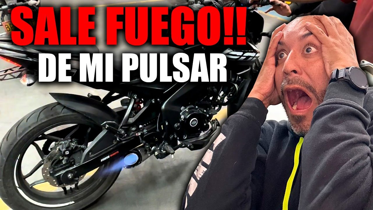 🛑 Sale FUEGO de mi PULSAR Ns200🔥🔥 Modificando LA ALETOSA