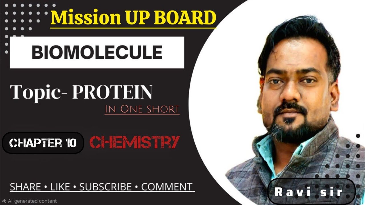 Class XII Protein (one short)  #chemistry #protein #isoelectricpoint #biomolecule #fyp #fypシ 