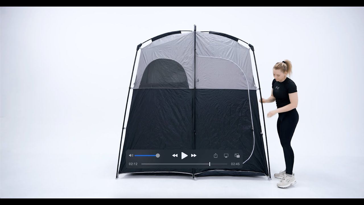 KingCamp 2 Rooms Outdoor Privacy Shower Tent KT2003 Building Video