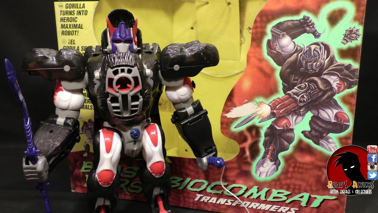 Beast Wars Black Jack Optimus Primal Biocombat Action Figure Toys Review Recensione