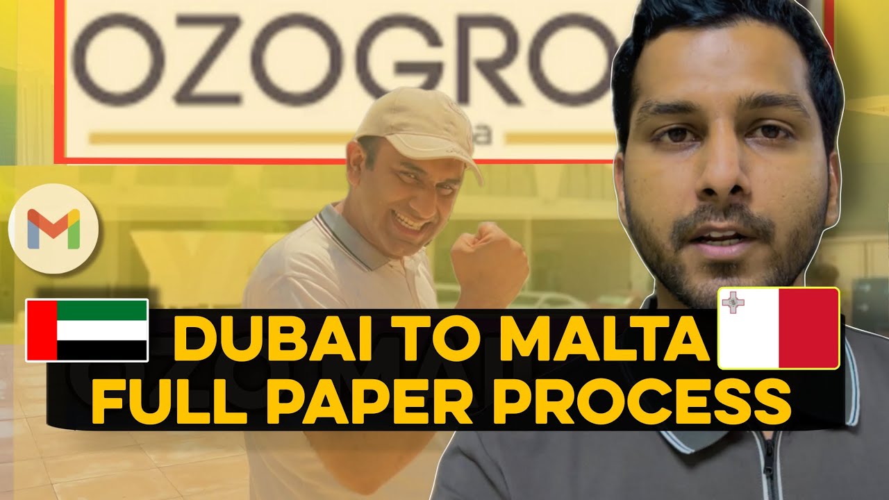 Dubai to Malta 🇲🇹 Europe interview next process ozo international #ozodubai #ozogroup