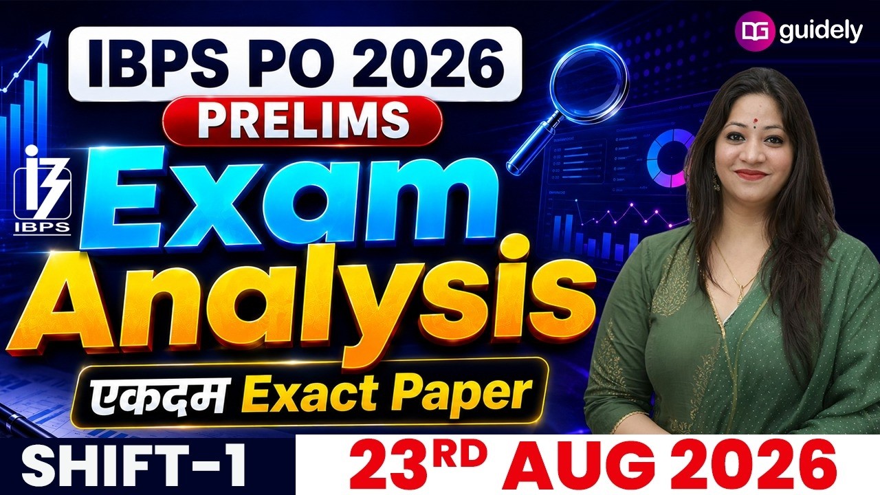 IBPS PO Prelims 2026 Exam Analysis | 23 August Shift 1 | Exact Paper Analysis | Yashi Ma&rsquo;am