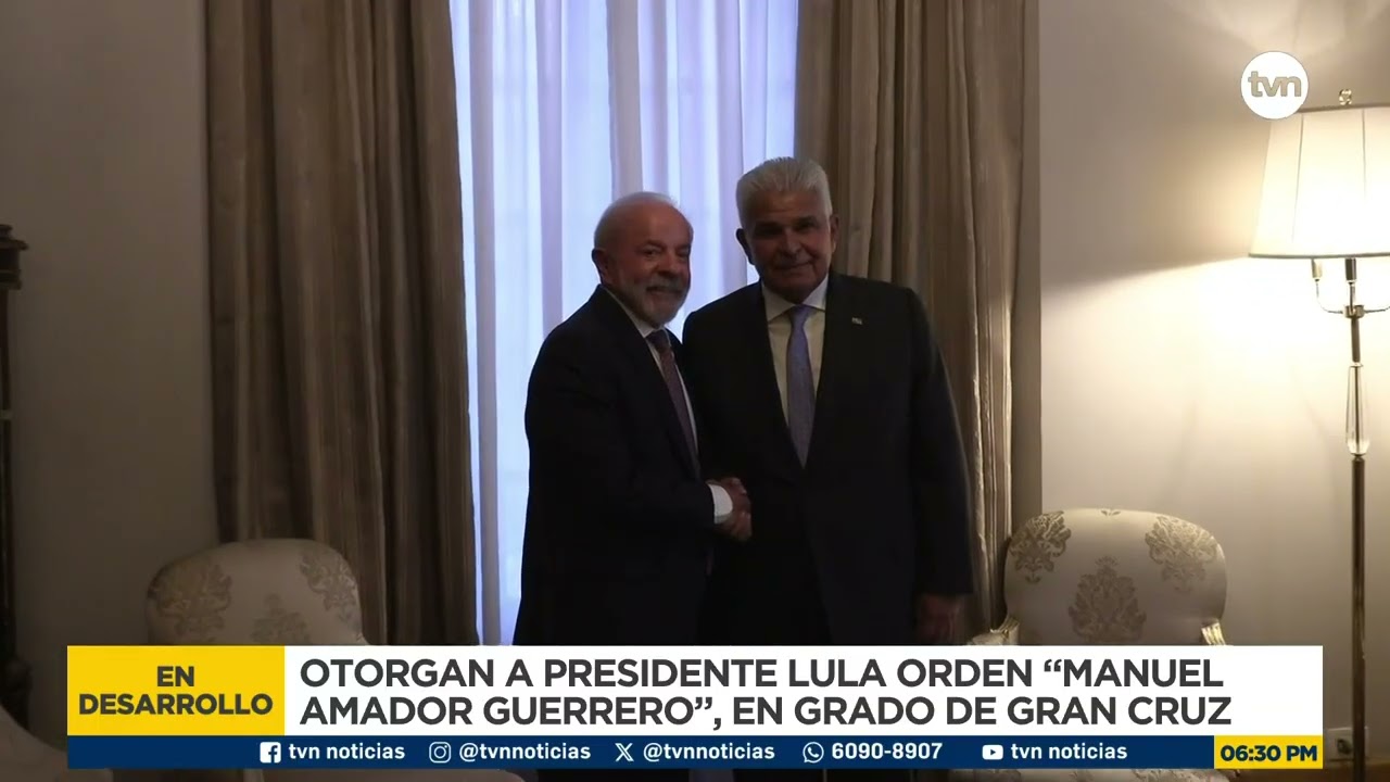 Presidentes Mulino y Lula da Silva firman acuerdos