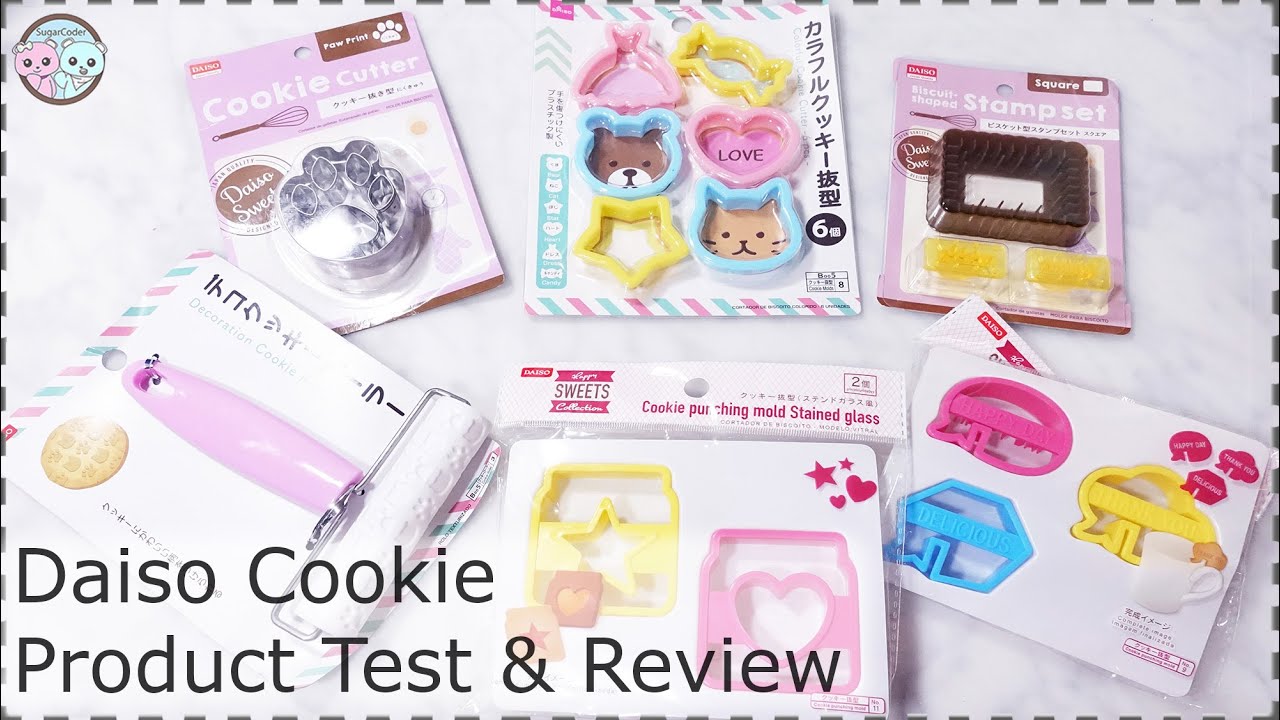 DAISO Cookie Cutter Products Test & Review 🍪 Cookie Dessert Ideas