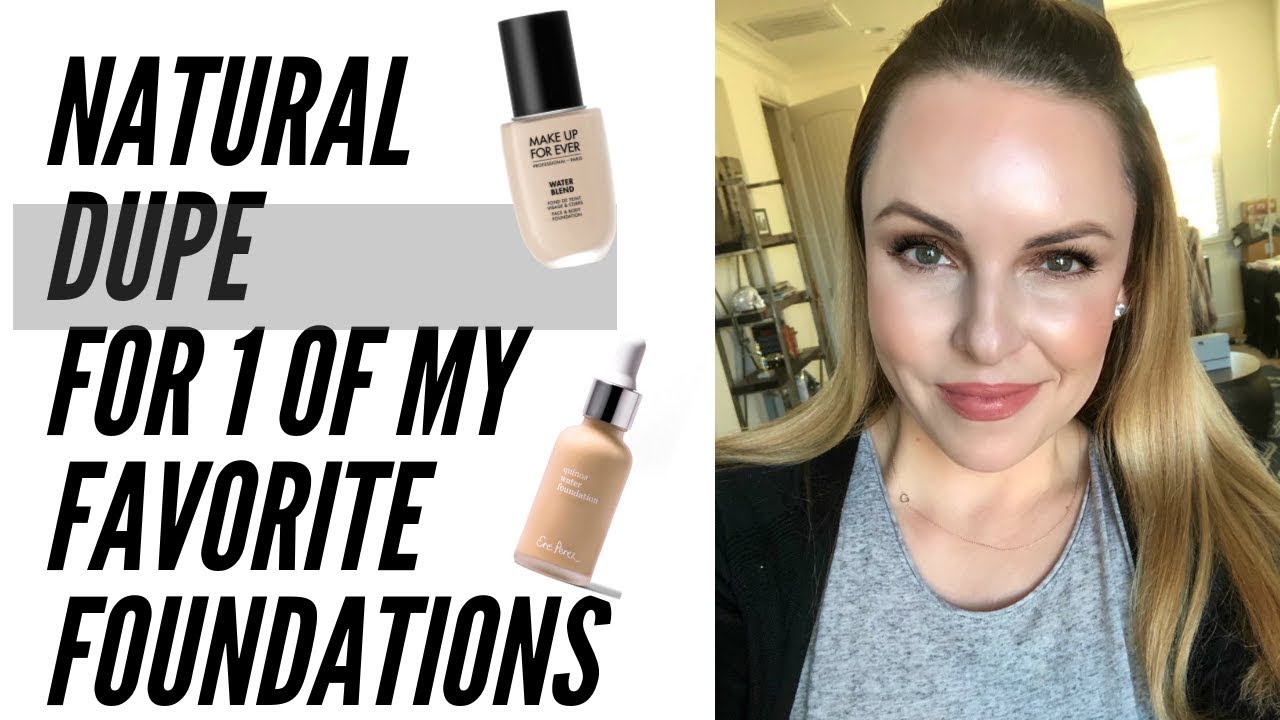 VEGAN DUPE FOR ONE OF MY HOLY GRAIL FOUNDATIONS? || Ere Perez Quinoa Water Foundation
