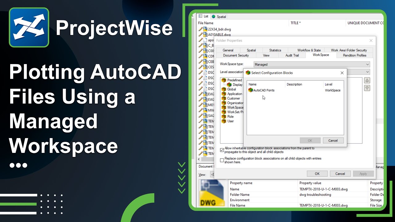 Lesson 16: Plotting AutoCAD Files Using a Managed Workspace