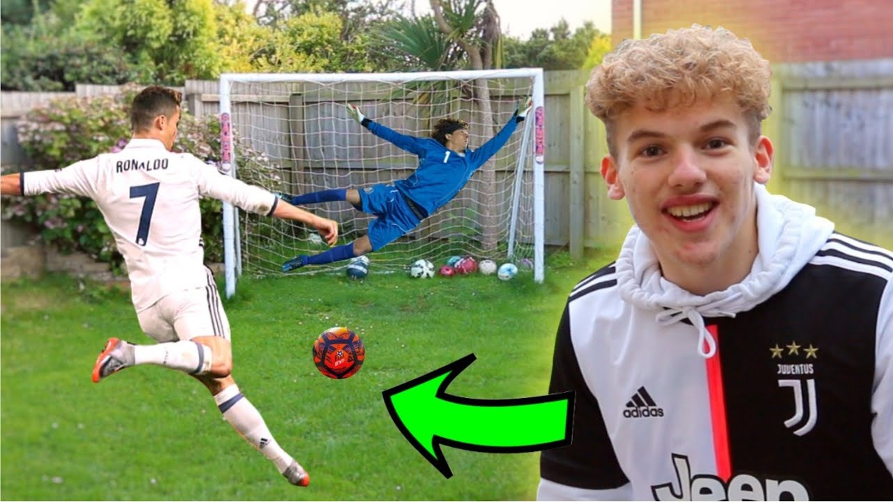 CRISTIANO RONALDO VOLLEY FOOTBALL CHALLENGE!!