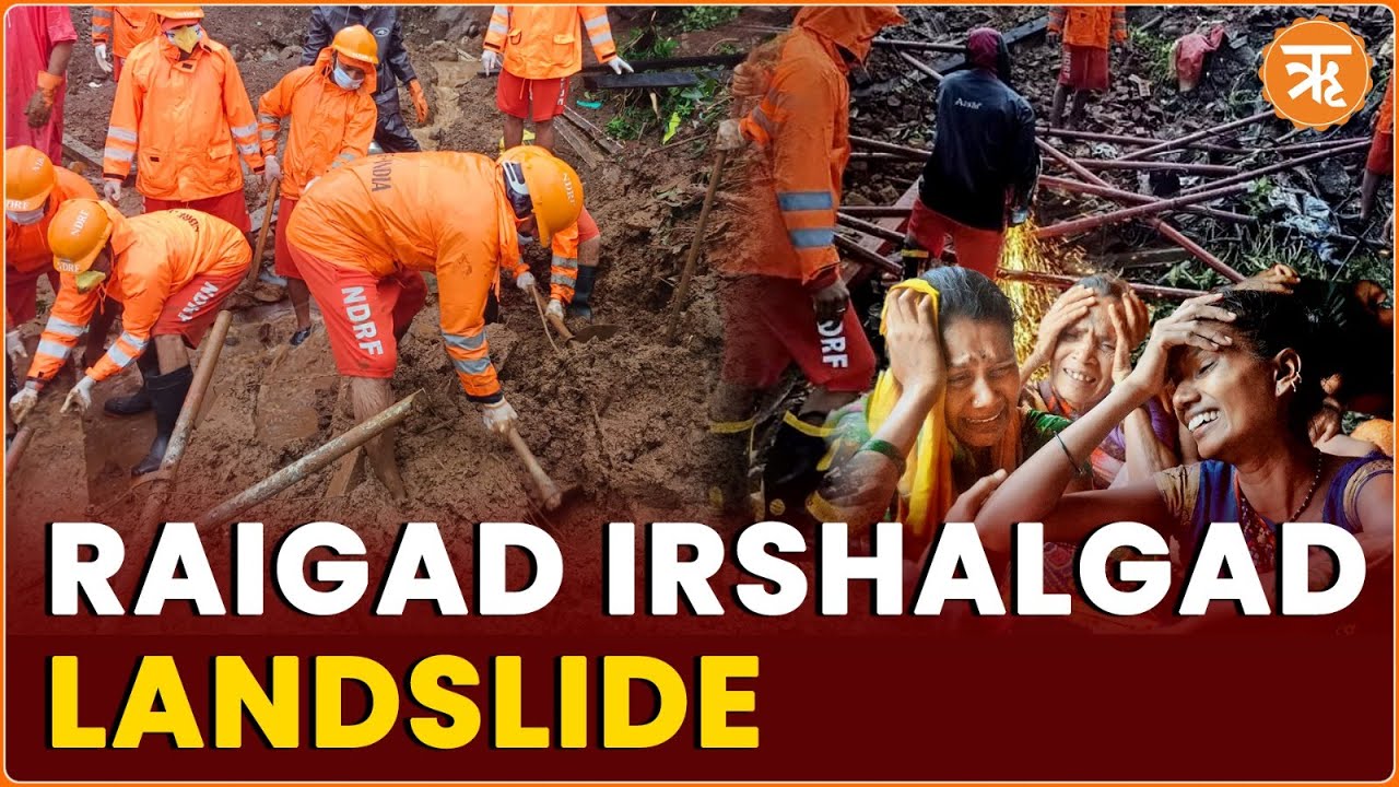 #MaharashtraAccident Death toll rises to 22 in Raigad Landslide tragedy, Rescue Operations Underway