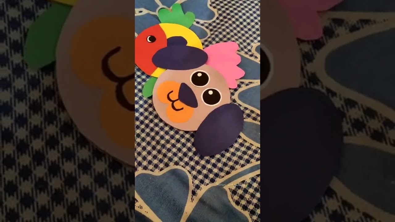 Old Cd Craft | Animal Face Mask | Paper Craft | Toy Making | #shorts #youtubeshorts  | Easy Toy