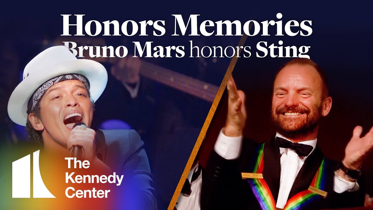 Honors Memories: Bruno Mars honors Sting | 2014 Kennedy Center Honors