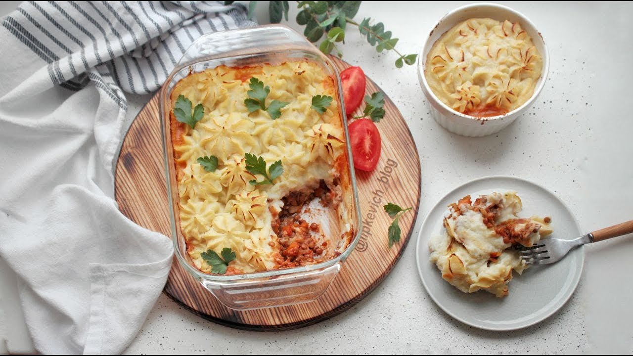 Пастуший пирог, веганский, постный, сытный