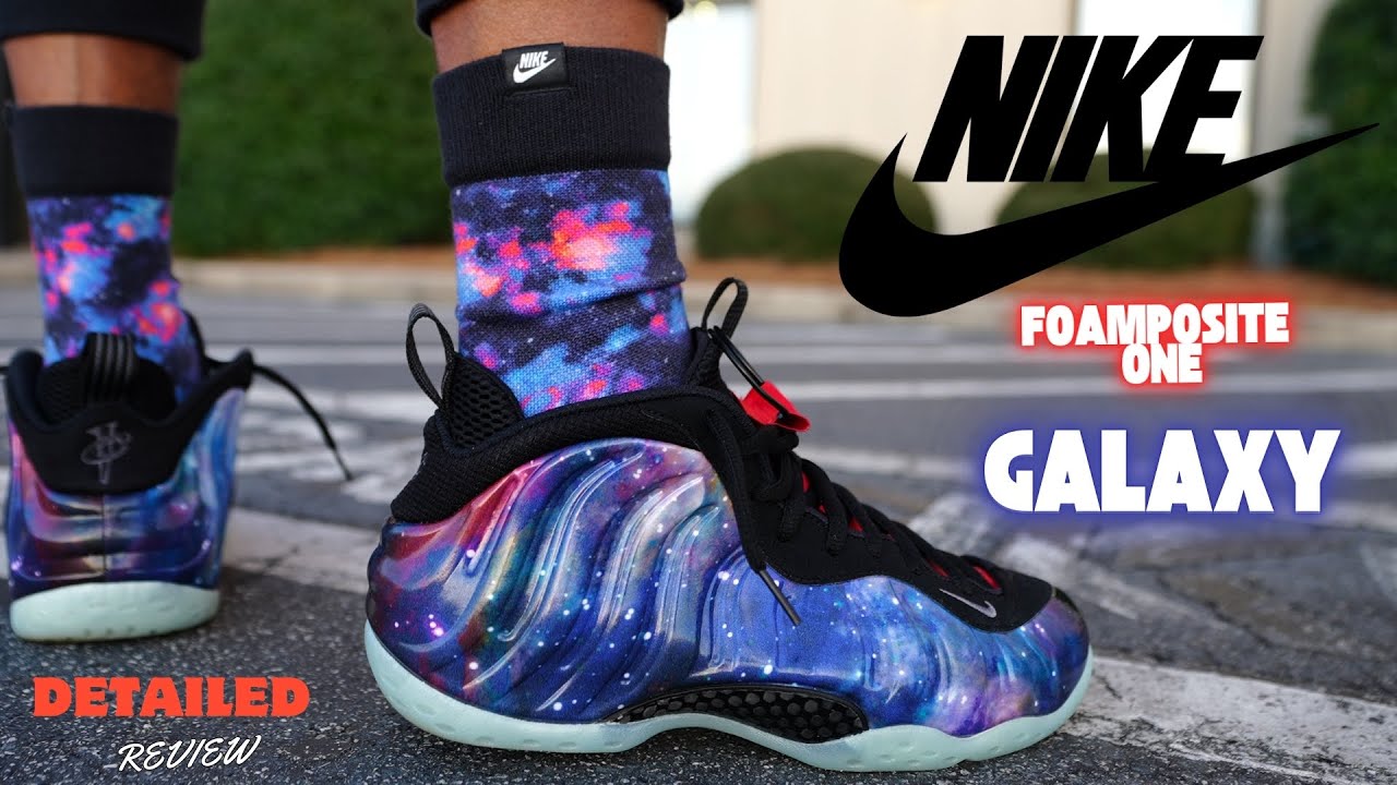 SOLD OUT INSTANTLY!! 2025 NIKE FOAMPOSITE ONE GALAXY DETAILED REVIEW & ON FEET!!
