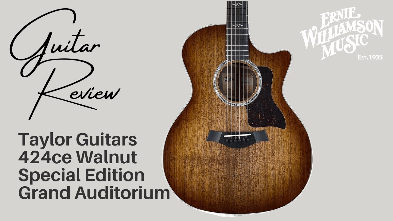 Forget Mahogany, This Taylor's All Grown Up: 424ce Walnut Showdown