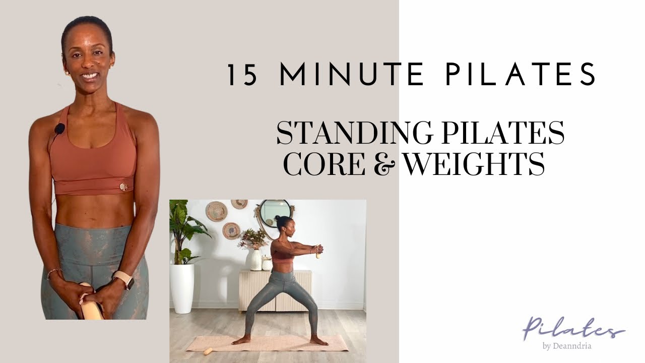 💫 Standing Pilates | 15 Minute Pilates with Weights