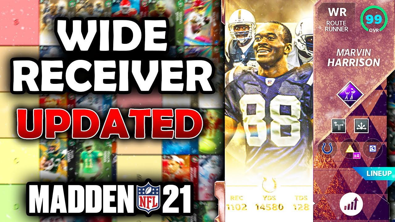 RANKING the BEST Wide Receivers in Madden 21 Ultimate Team (Tier List)
