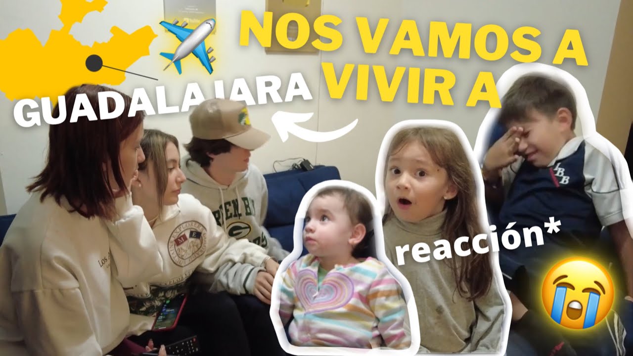 NOS VAMOS A VIVIR A GUADALAJARA CON MARIO *reaccion de los niños* ft. @MarioGmmt  | Hermanas JM