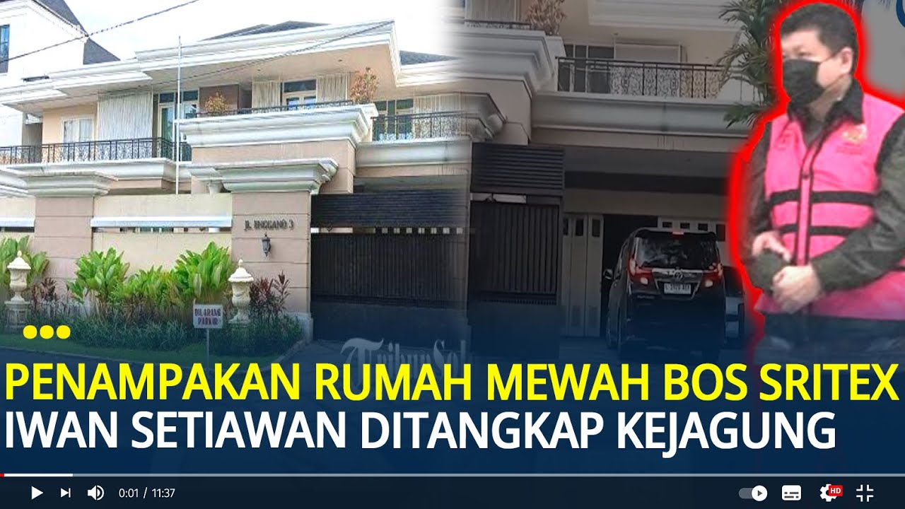 Penampakan Rumah Mewah Bos Sritex Iwan Setiawan Lukminto yang Ditangkap Kejagung, Dijaga Aparat