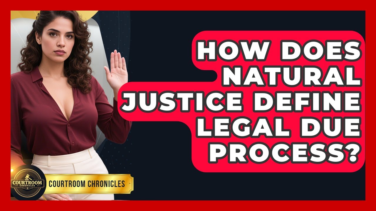 How Does Natural Justice Define Legal Due Process? - Courtroom Chronicles