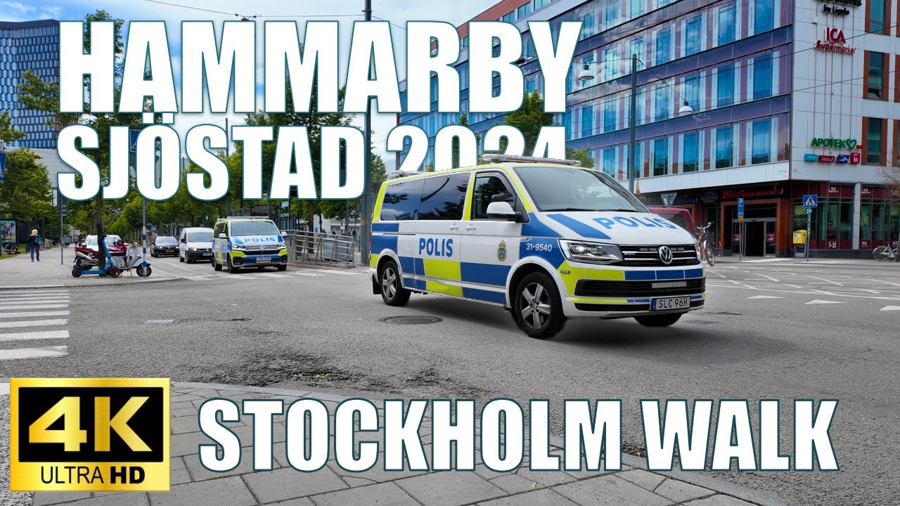 Hammarby Sjöstad, Stockholm | 4K Walking Tour | Early Summer Bliss