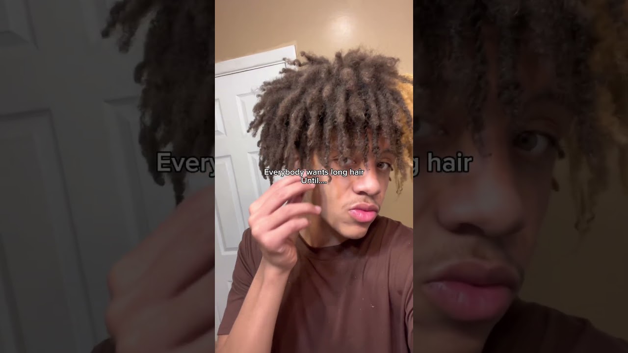 Everybody want long her until... #relatable #freeform #dreads #semifreeform #greenscreen #hair