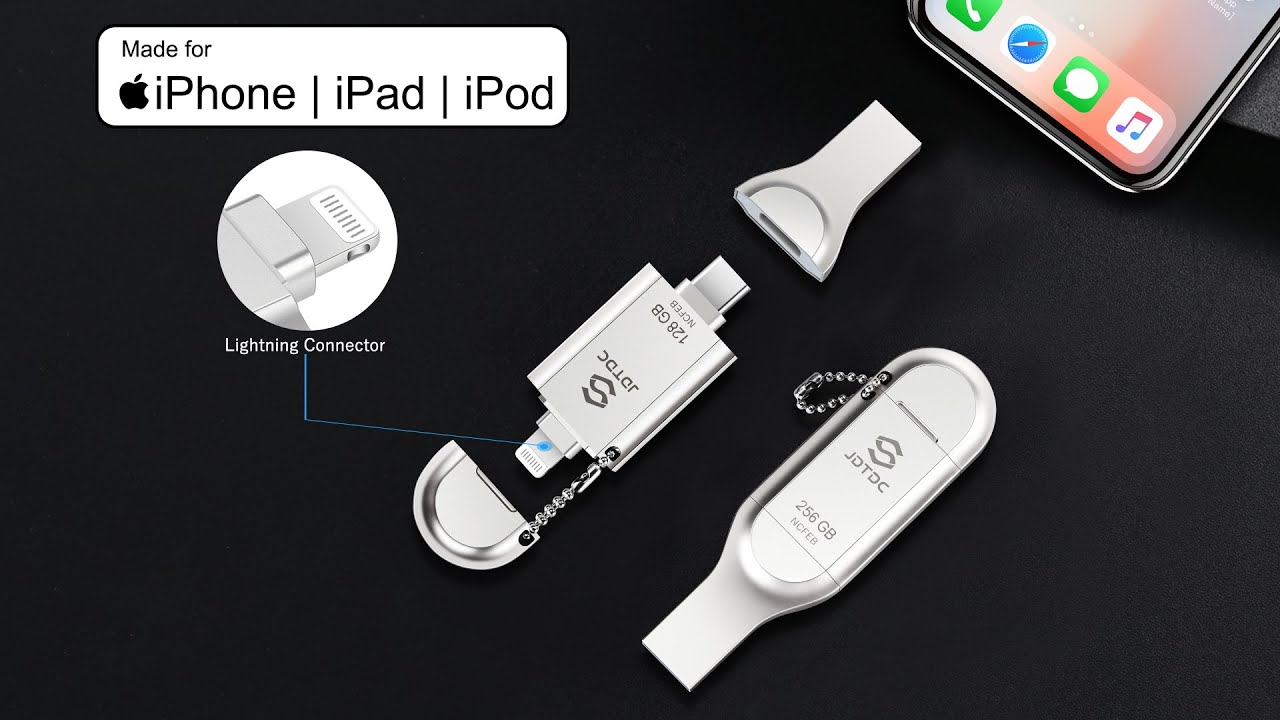 Apple MFi Certified 3-In1 Photo-Stick-for-iPhone USB-Flash-Drives For iPhone iPad Android