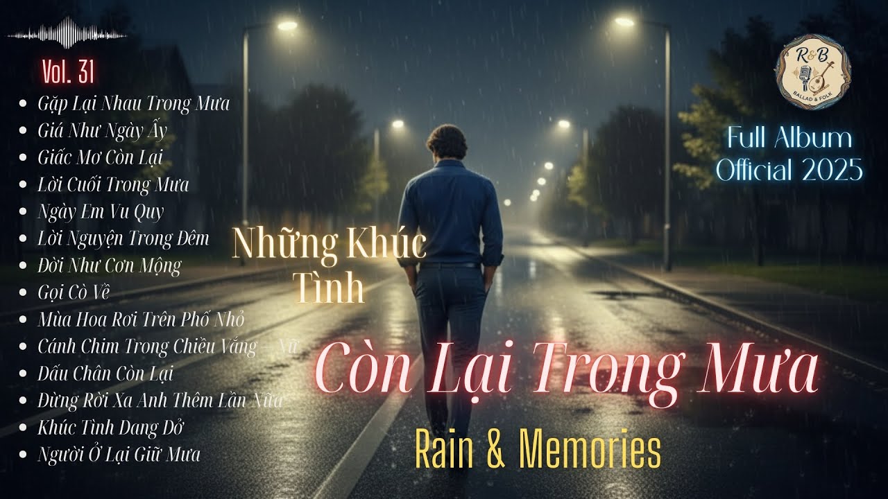 Rain & Memories – Những Khúc Tình Còn Lại Trong Mưa | Full Album Official 2025 | R & B