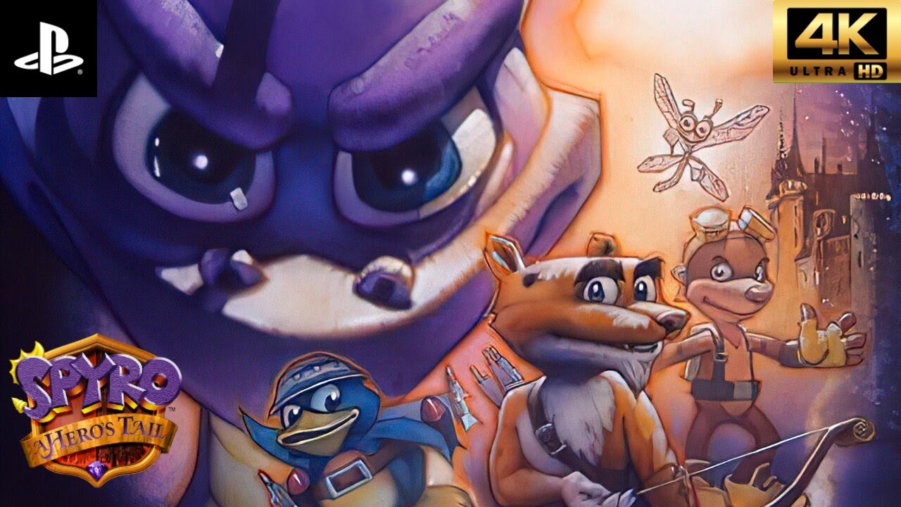 Spyro: A Hero's Tail (PS2) 100% Full Gameplay | 4K ⁶⁰ᶠᵖˢ