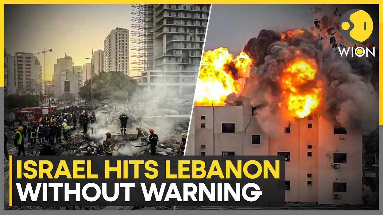 Israel-Lebanon War: Central & Southern Beirut Targeted in Latest Israeli Strikes | WION