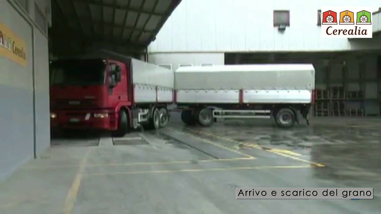 Arrivo e scarico grano