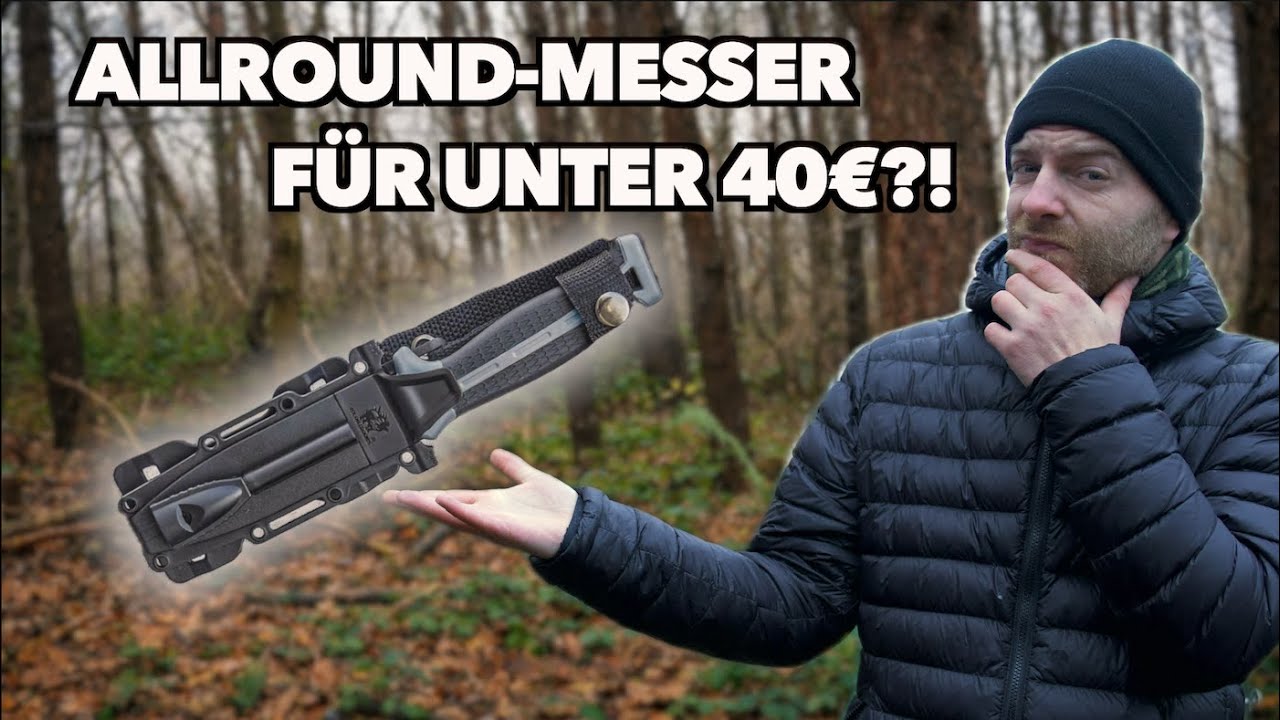 SURVIVAL-MESSERTEST - Was kann das Allround-Messer von @HX OUTDOORS wirklich?