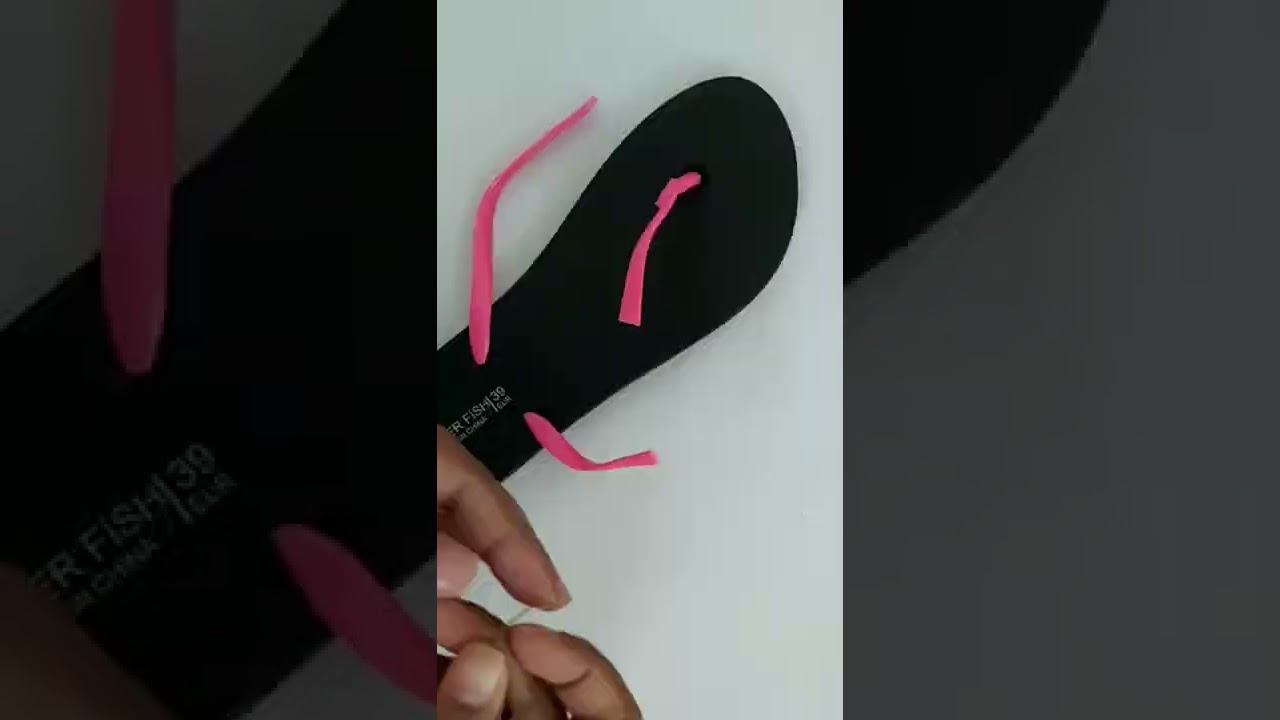 easy#decorating #handmade #footwear#slippers @learn with shey#customize#how to#sandles#utube short